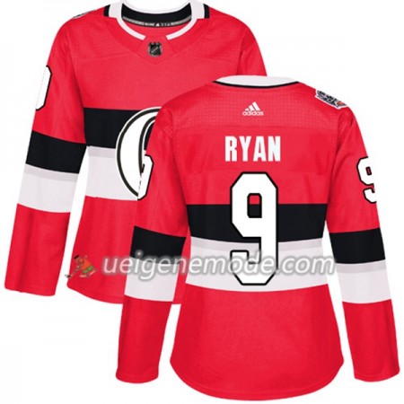 Dame Eishockey Ottawa Senators Trikot Bobby Ryan 9 Adidas 2017-2018 Red 2017 100 Classic Authentic